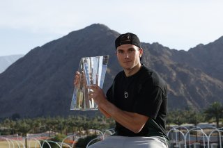 Jack Draper a remporté son premier Masters 1000 dimanche à Indian Wells KEYSTONE/EPA/JOHN G. MABANGLO